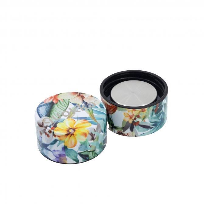 QUOKKA BOTELLA TERMO ACERO INOXIDABLE SOLID ORCHID GARDEN 510 ML