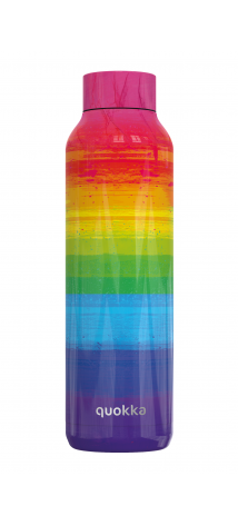 QUOKKA BOTELLA TERMO ACERO INOXIDABLE SOLID RAINBOW 630 ML