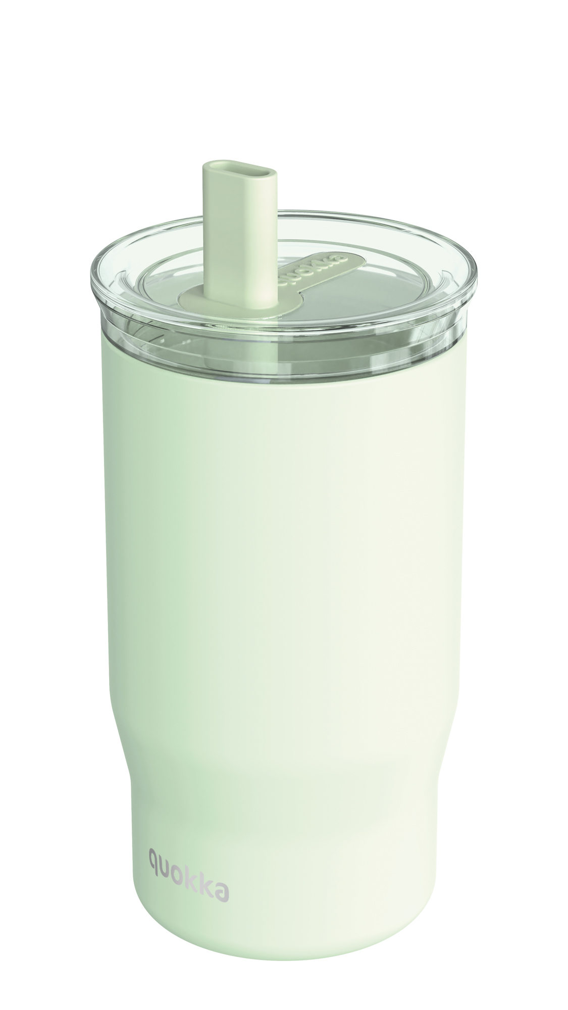 QUOKKA VASO TERMO ACERO INOXIDABLE CON PAJITA MIST PASTEL GREEN 720 ML