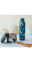 QUOKKA LOTE RECIPIENTE ACERO INOX. Y BOTELLA ACERO INOX 630 ML (11866 + 40113)