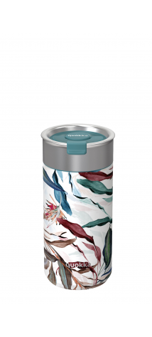 QUOKKA VASO CAFE TERMICO ACERO INOXIDABLE BOOST BOUQUET 400 ML