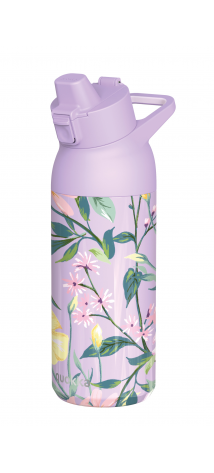 QUOKKA BOTELLA TERMO ACERO INOXIDABLE CON SIPPER TIDE ALL OVER BOTANIC 700 ML
