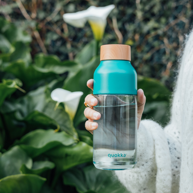 QUOKKA BOTELLA ECOZEN ICE PINE GREEN 570 ML