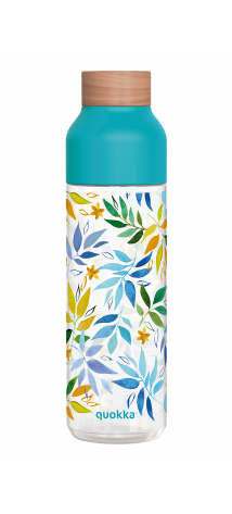 QUOKKA BOTELLA ECOZEN ICE WATERCOLOR LEAVES 840 ML