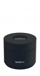 QUOKKA RECIPIENTE COMIDA TERMICO ACERO INOXIDABLE WHIM BLACK 360 ML