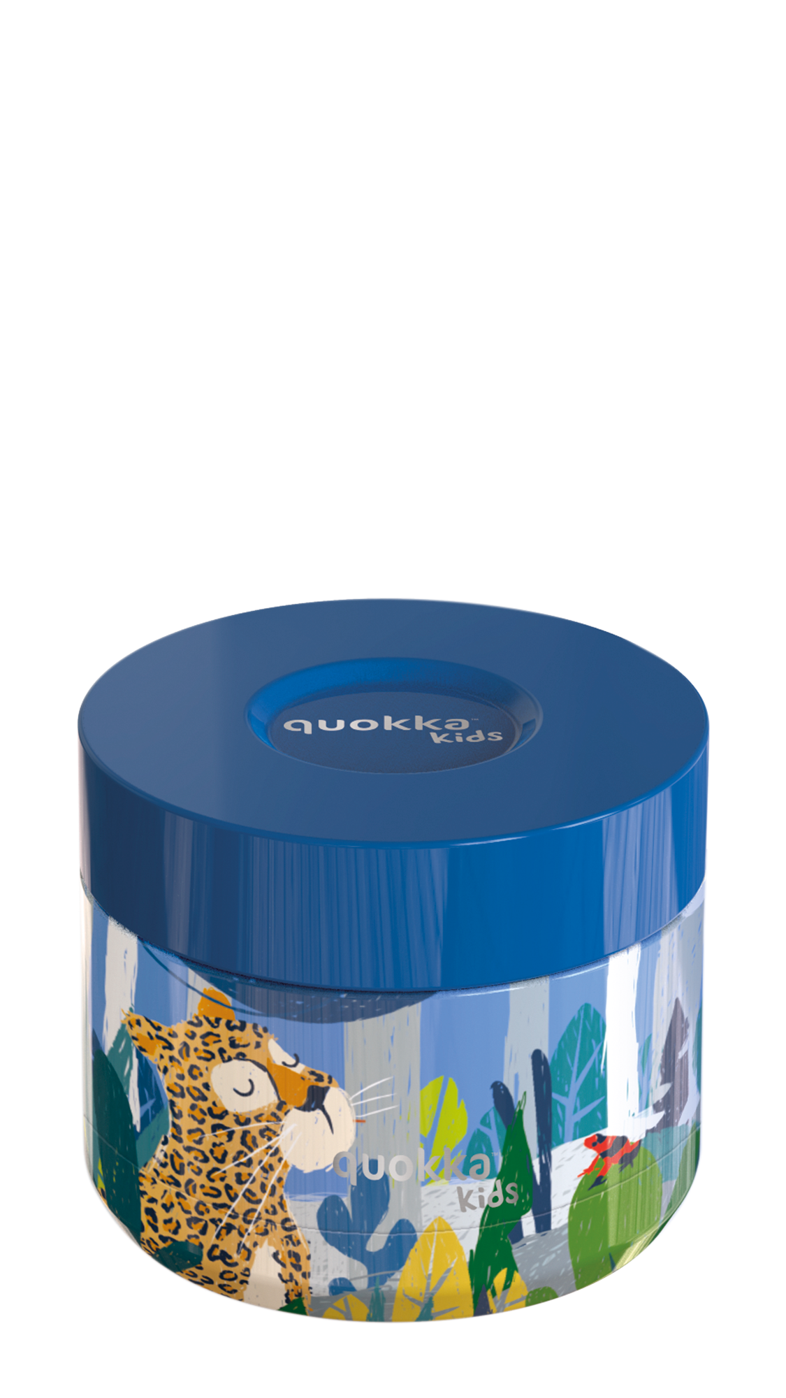 QUOKKA RECIPIENTE COMIDA TERMICO ACERO INOXIDABLE WHIM JUNGLE 360 ML