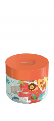 QUOKKA RECIPIENTE COMIDA TERMICO ACERO INOXIDABLE WHIM MAP OF LIFE 360 ML