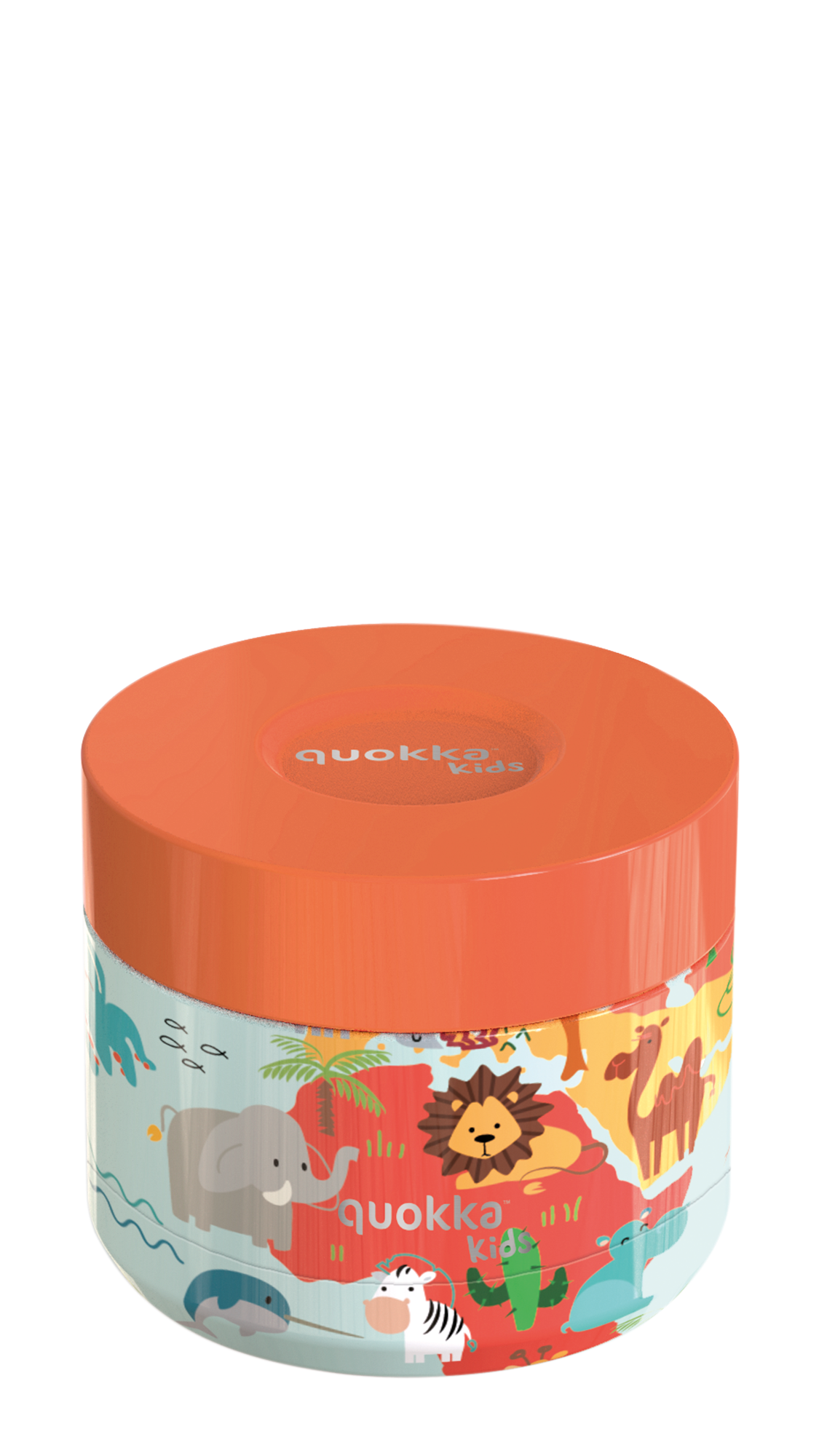 QUOKKA RECIPIENTE COMIDA TERMICO ACERO INOXIDABLE WHIM MAP OF LIFE 360 ML