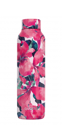 QUOKKA BOTELLA TERMO ACERO INOXIDABLE SOLID PINK BLOOM 630 ML