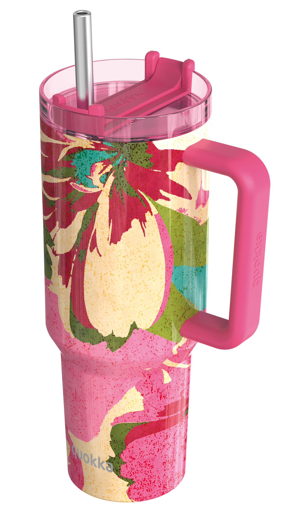 QUOKKA TAZA TERMO ACERO INOXIDABLE STREAM PINK FLAMBÉ XL 1200 ML