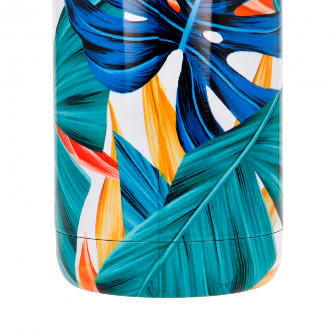 QUOKKA BOTELLA TERMO ACERO INOXIDABLE SOLID COLOR JUNGLE 630 ML