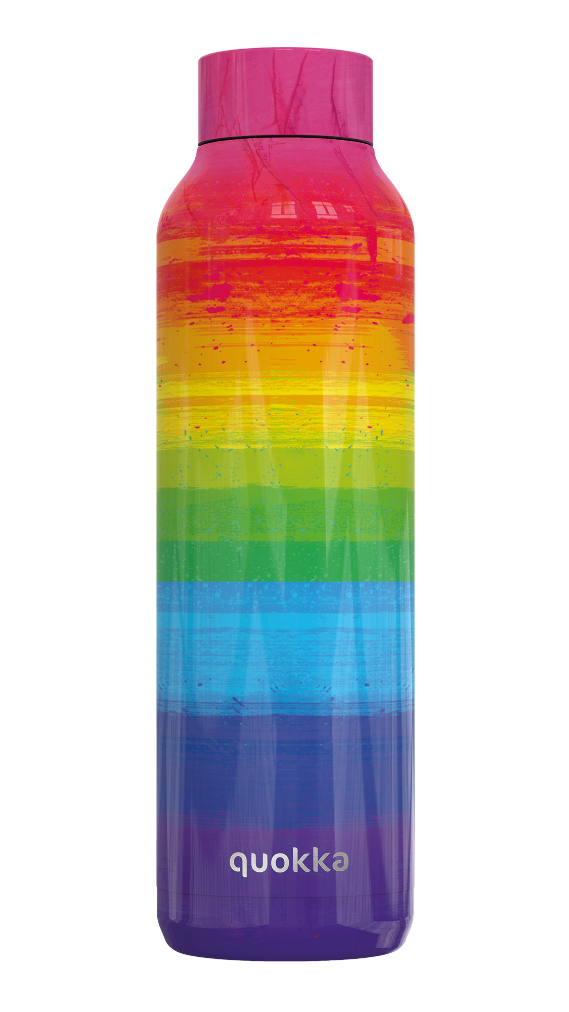 QUOKKA BOTELLA TERMO ACERO INOXIDABLE SOLID RAINBOW 630 ML
