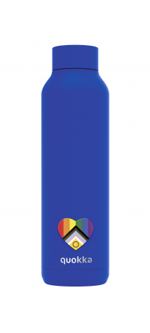 QUOKKA BOTELLA TERMO ACERO INOXIDABLE SOLID ULTRAMARINE PRIDE 630 ML CUSTOM