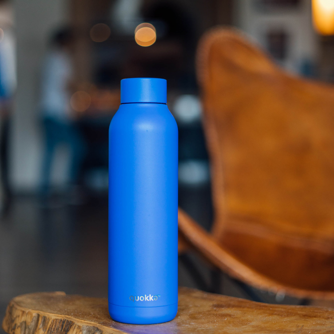 QUOKKA BOTELLA TERMO ACERO INOXIDABLE SOLID ULTRAMARINE 630 ML