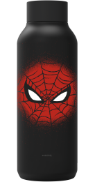 QUOKKA BOTELLA TERMO ACERO INOXIDABLE SOLID JET BLACK 510 ML SPIDER-MAN