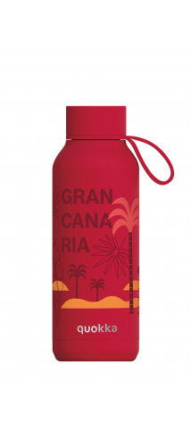 QUOKKA BOTELLA TERMO ACERO INOXIDABLE SOLID ULTRAMARINE 510 ML GRAN CANARIA LOVE NIGHT
