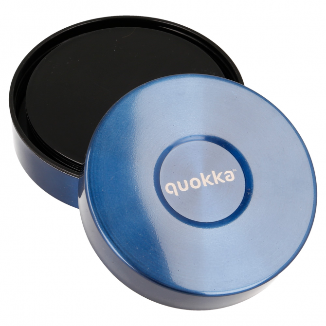 QUOKKA RECIPIENTE COMIDA TERMICO ACERO INOXIDABLE WHIM BLUE GARDEN 360 ML