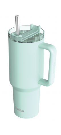 QUOKKA TAZA TERMO ACERO INOXIDABLE STREAM TURQUOISE XL 1200 ML