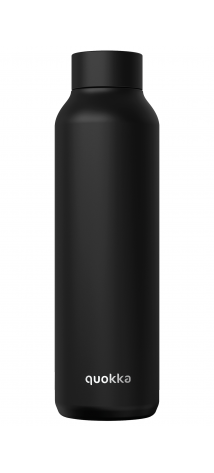 QUOKKA BOTELLA TERMO ACERO INOXIDABLE SOLID JET BLACK 850 ML