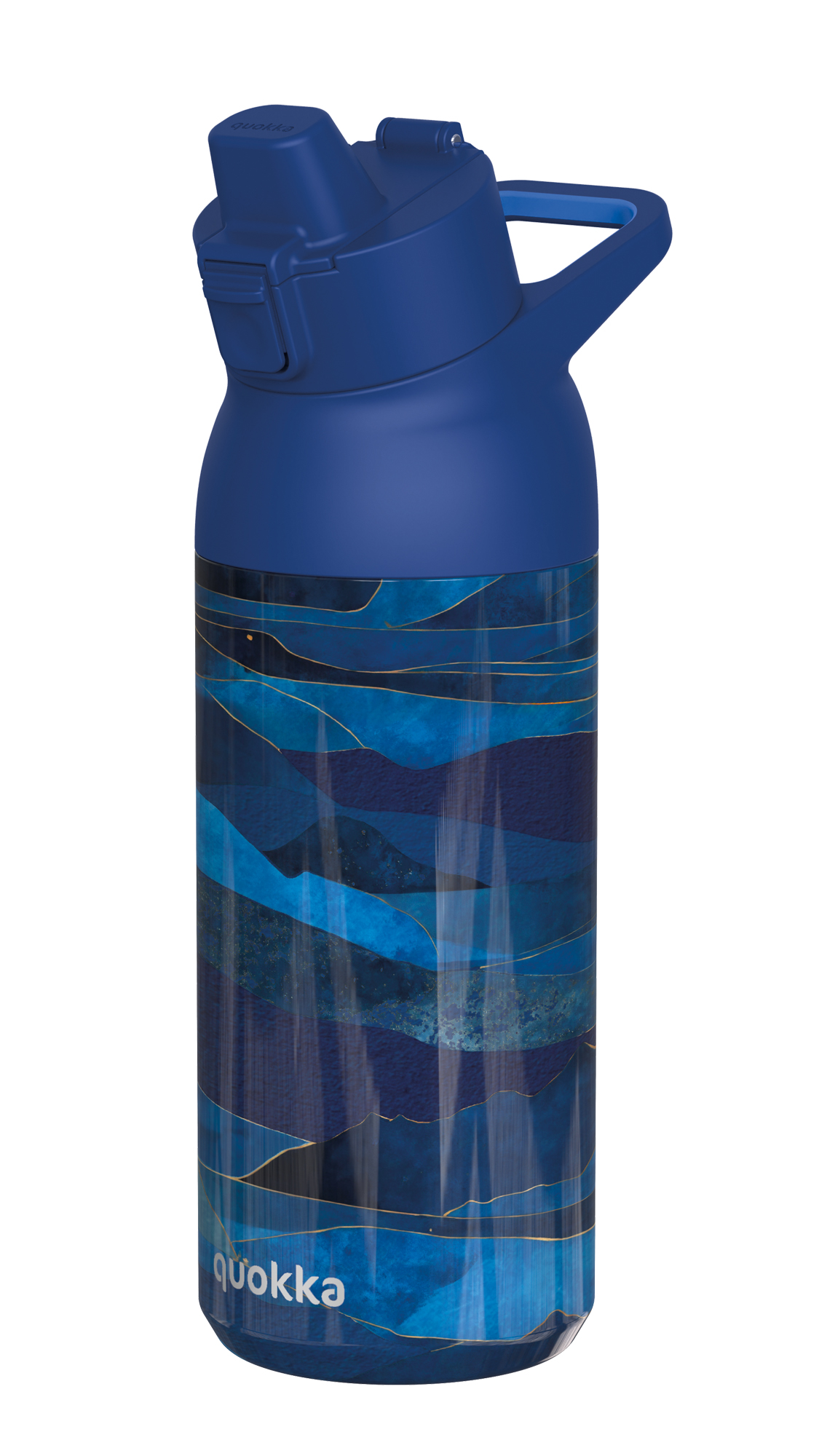 QUOKKA BOTELLA TERMO ACERO INOXIDABLE CON SIPPER TIDE OIL MOUNTAINS 700 ML