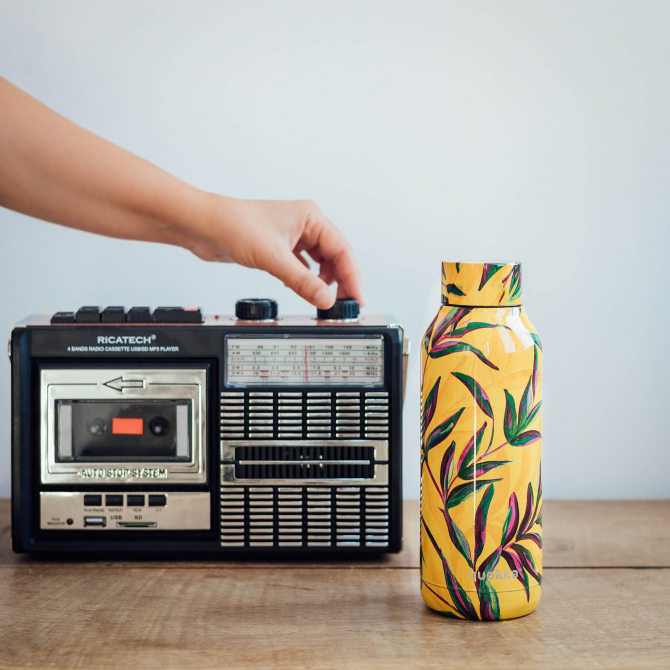 QUOKKA BOTELLA TERMO ACERO INOXIDABLE SOLID SUN GARDEN 510 ML