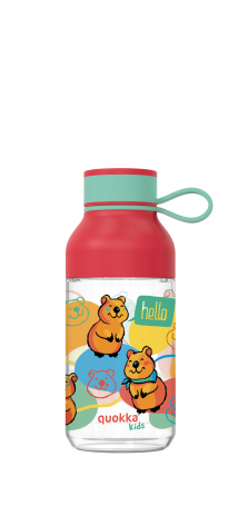 QUOKKA KIDS BOTELLA ECOZEN ICE CON COLGADOR HAPPY QUOKKA 430 ML