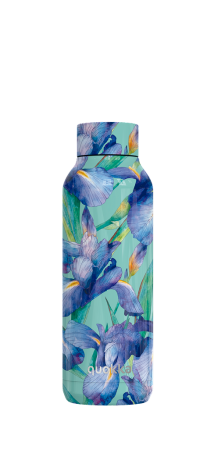 QUOKKA BOTELLA TERMO ACERO INOXIDABLE SOLID BLUE IRISES 510 ML