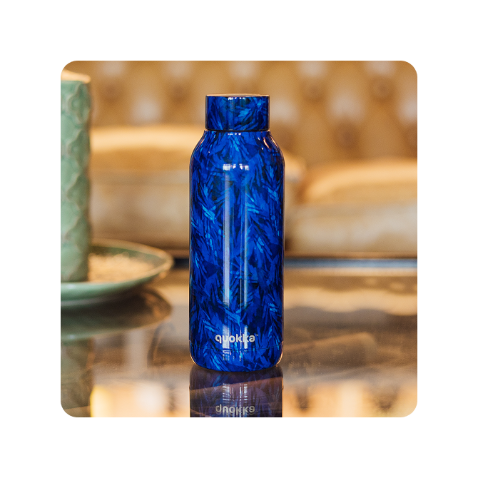 QUOKKA BOTELLA TERMO ACERO INOXIDABLE SOLID NIGHT FOREST 510 ML