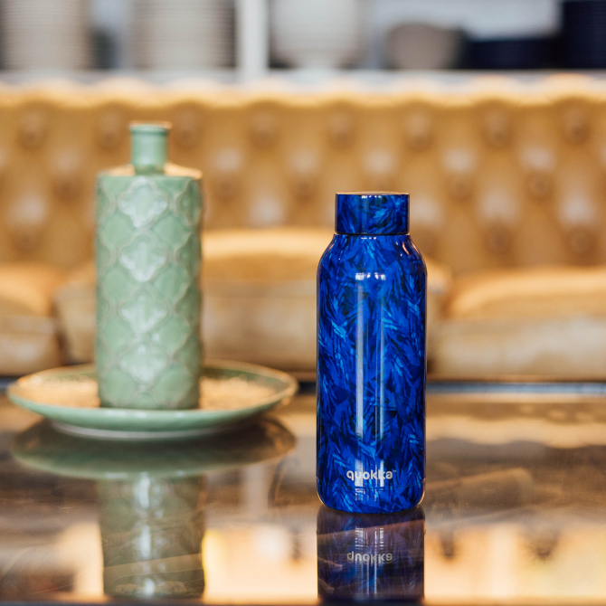 QUOKKA BOTELLA TERMO ACERO INOXIDABLE SOLID NIGHT FOREST 510 ML