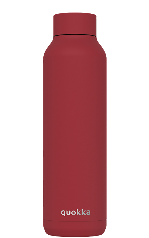 QUOKKA BOTELLA TERMO ACERO INOXIDABLE SOLID FIREBRICK RED 630 ML