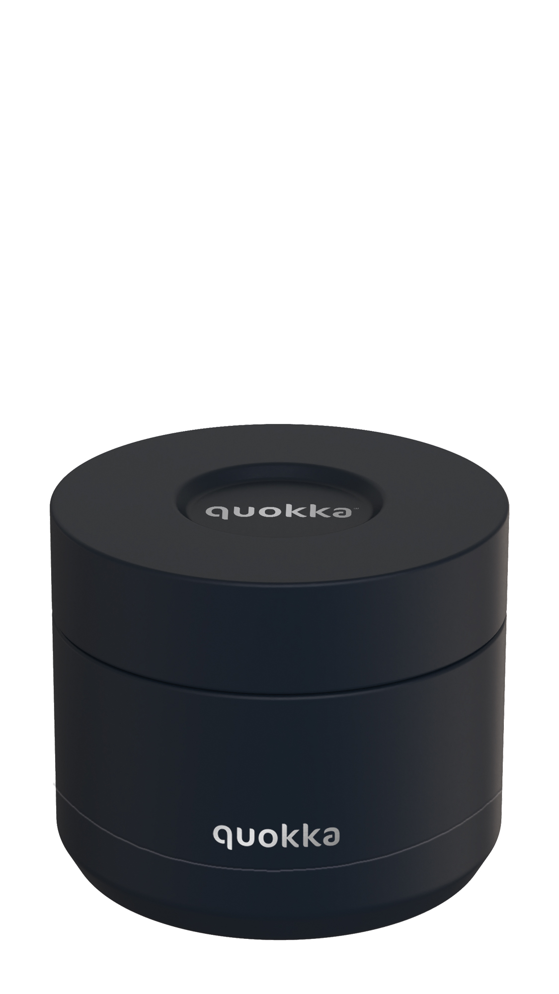QUOKKA RECIPIENTE COMIDA TERMICO ACERO INOXIDABLE WHIM BLACK 360 ML