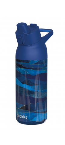 QUOKKA BOTELLA TERMO ACERO INOXIDABLE CON SIPPER TIDE OIL MOUNTAINS 700 ML