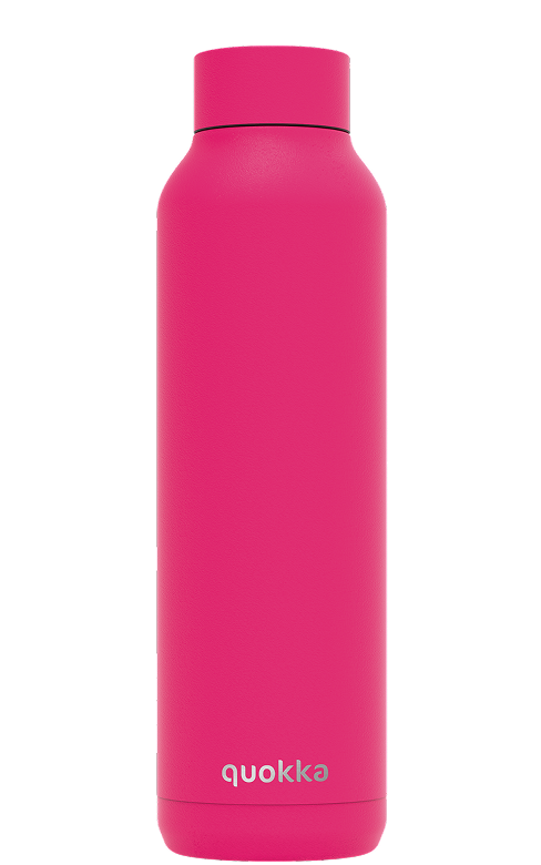 QUOKKA BOTELLA TERMO ACERO INOXIDABLE SOLID RASPBERRY PINK 630 ML