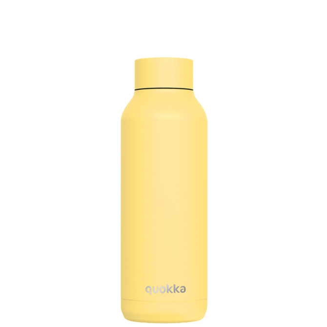 QUOKKA BOTELLA TERMO ACERO INOXIDABLE SOLID LIGHT YELLOW 510 ML