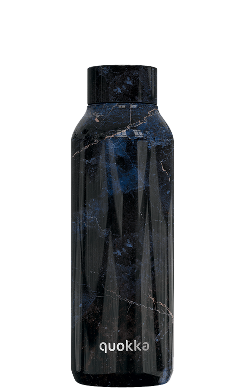 QUOKKA BOTELLA TERMO ACERO INOXIDABLE SOLID BLACK MARBLE 510 ML