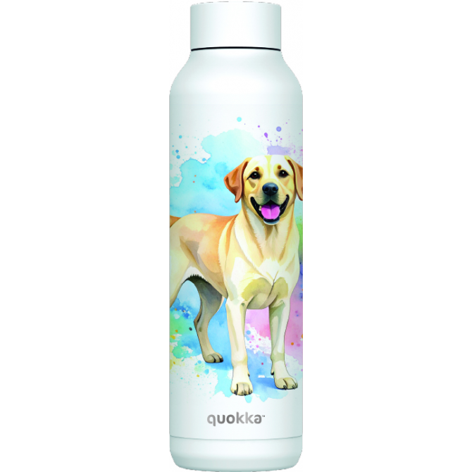 QUOKKA BOTELLA TERMO ACERO INOXIDABLE SOLID WHITE 630 ML