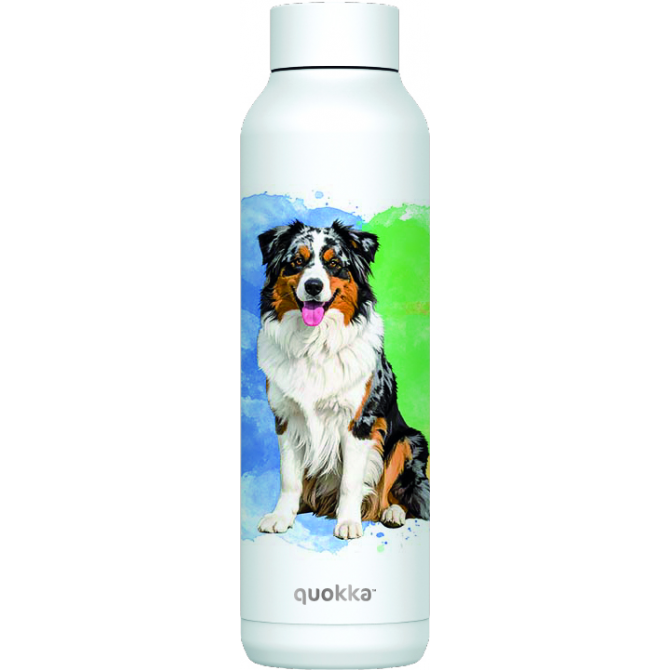 QUOKKA BOTELLA TERMO ACERO INOXIDABLE SOLID WHITE 630 ML