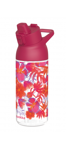 QUOKKA BOTELLA ECOZEN SWIFT RED FLOWERS 785 ML