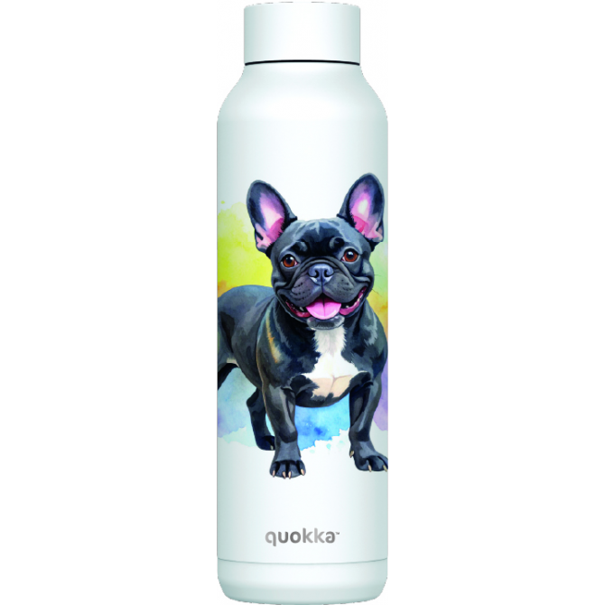 QUOKKA BOTELLA TERMO ACERO INOXIDABLE SOLID WHITE 630 ML