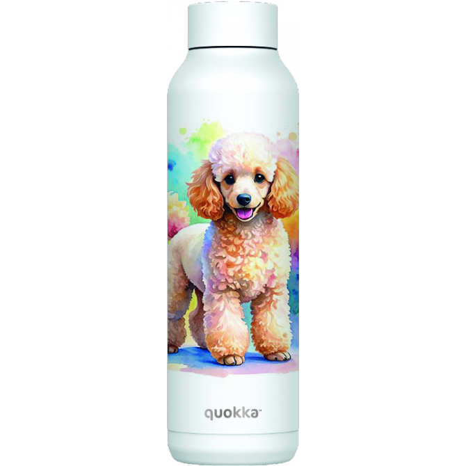 QUOKKA BOTELLA TERMO ACERO INOXIDABLE SOLID WHITE 630 ML