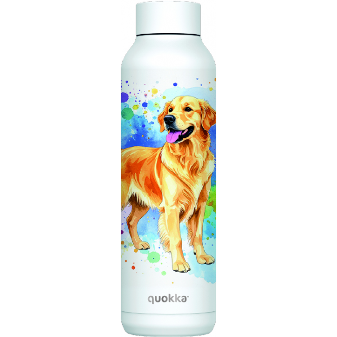 QUOKKA BOTELLA TERMO ACERO INOXIDABLE SOLID WHITE 630 ML