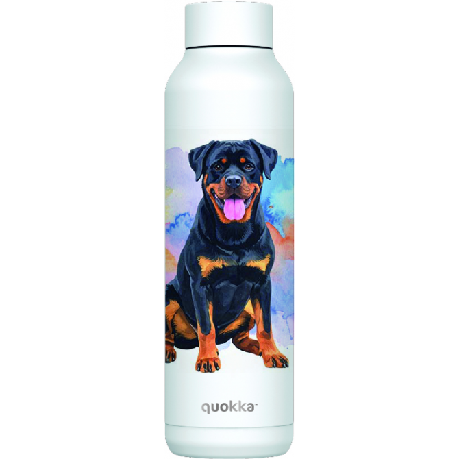 QUOKKA BOTELLA TERMO ACERO INOXIDABLE SOLID WHITE 630 ML