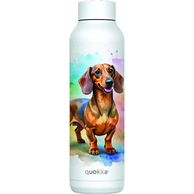 QUOKKA BOTELLA TERMO ACERO INOXIDABLE SOLID WHITE 630 ML