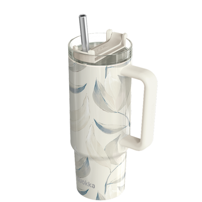 QUOKKA TAZA TERMO ACERO INOXIDABLE STREAM COTTON L 950 ML