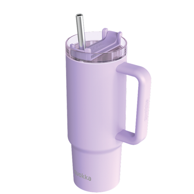 QUOKKA TAZA TERMO ACERO INOXIDABLE STREAM PURPLE L 950 ML