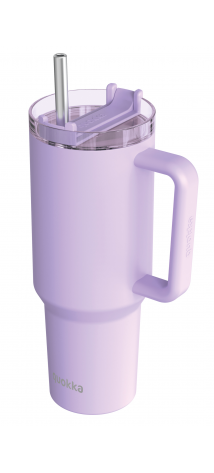 QUOKKA TAZA TERMO ACERO INOXIDABLE STREAM PURPLE XL 1200 ML
