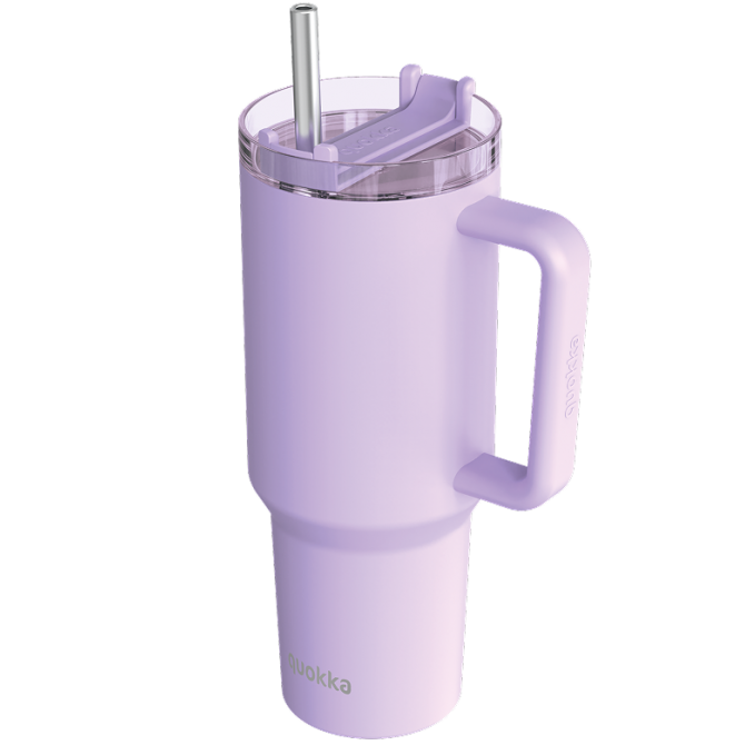 QUOKKA TAZA TERMO ACERO INOXIDABLE STREAM PURPLE XL 1200 ML