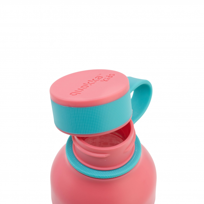 QUOKKA KIDS BOTELLA ECOZEN ICE CON COLGADOR FLOWERS 430 ML