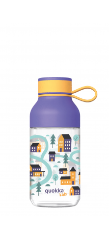 QUOKKA KIDS BOTELLA ECOZEN ICE CON COLGADOR TOWN 430 ML