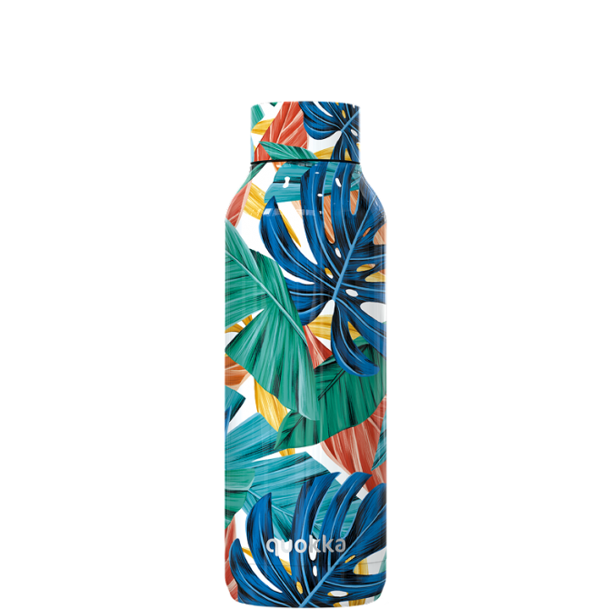 QUOKKA BOTELLA TERMO ACERO INOXIDABLE SOLID COLOR JUNGLE 510 ML